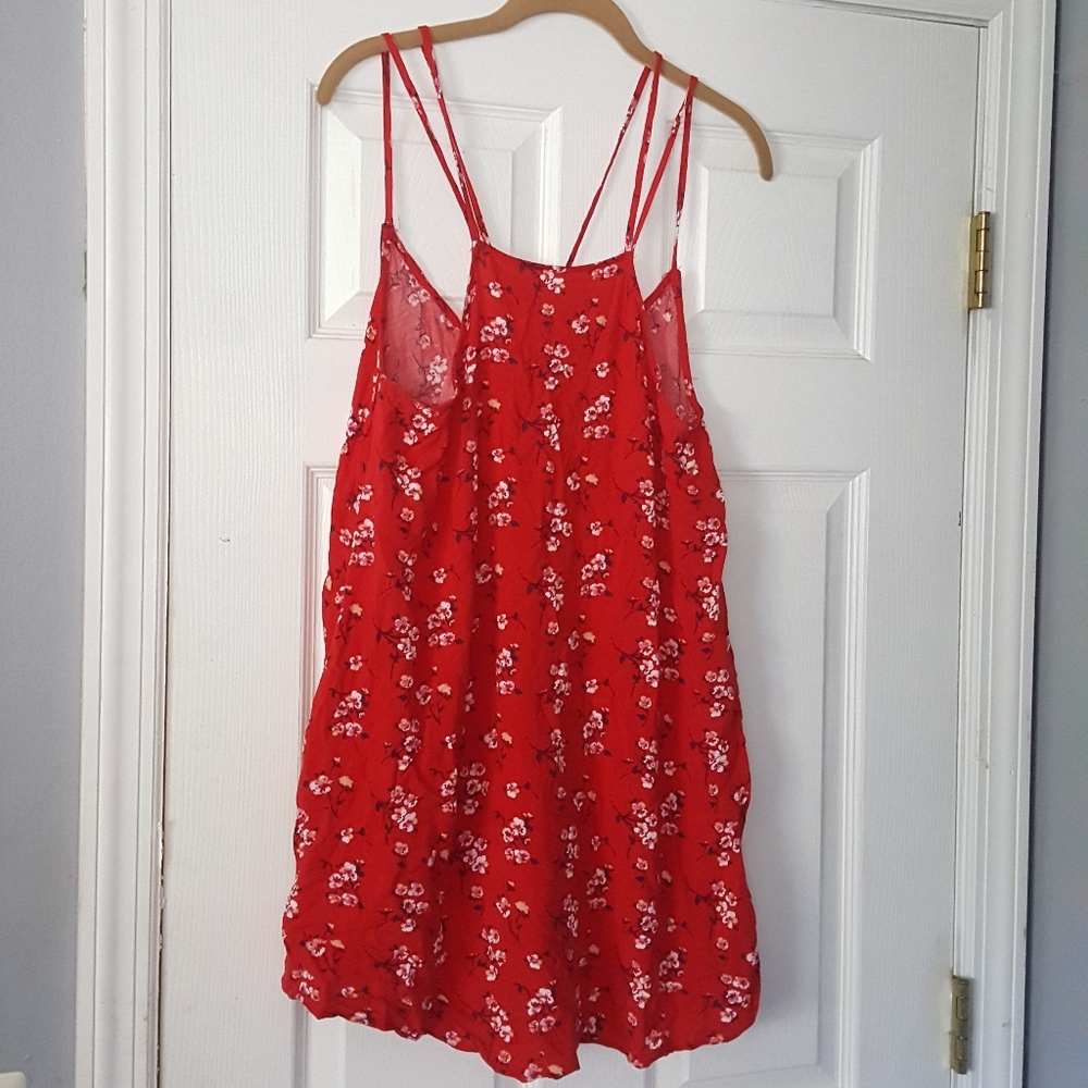 Mimi‎ Chica red floral dress